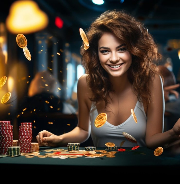 Dealer live casino profesional memberikan layanan interaktif dalam event khusus